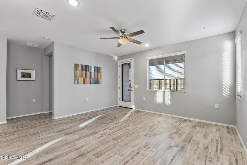 Great Room towards Primary and Patio