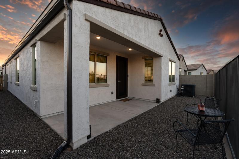 Back Patio, twilight