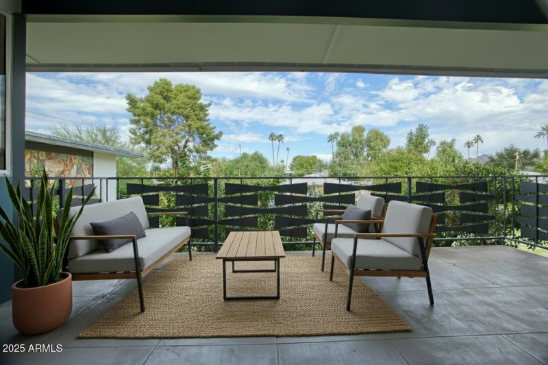 Balcony Virutally Staged