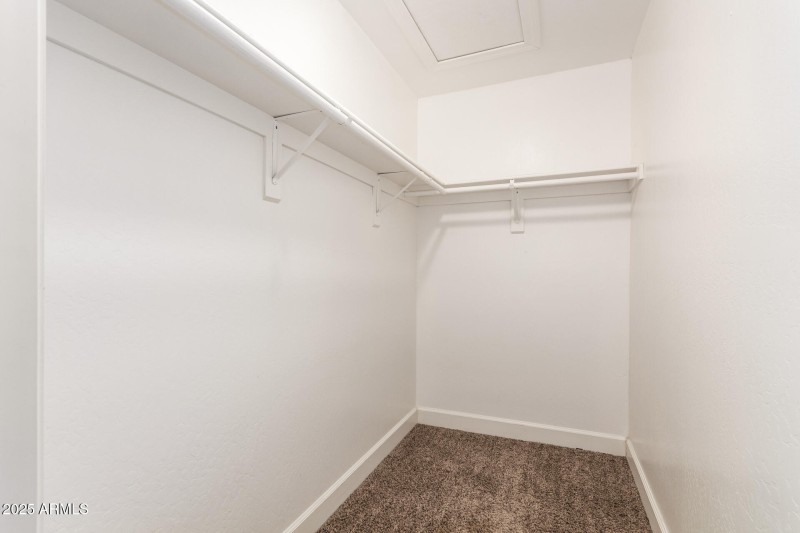 Primary walk in closet