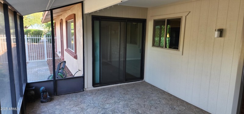 UNIQUE FLOORING IN PATIO