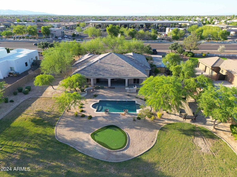 View of your private putting green