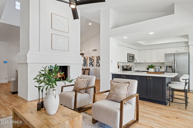 Elevated ceilings throughout