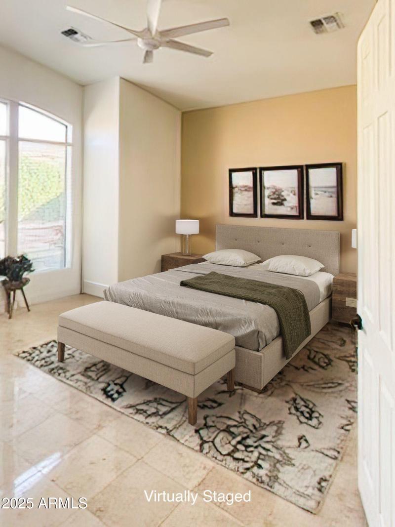 Virtually Staged 5th Bedroom