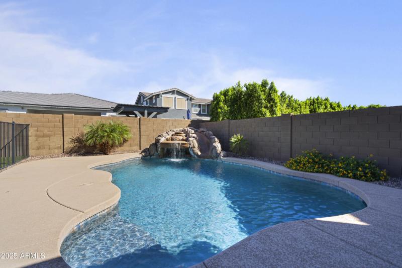 Pool Water Feature & Slide