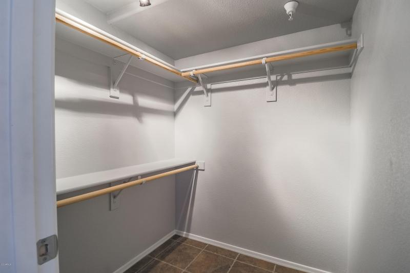 FIRST FLOOR MASTER WALK-IN CLOSET