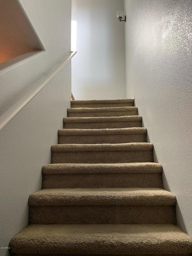 CARPETED STAIRS FOR BETTER TRACTION