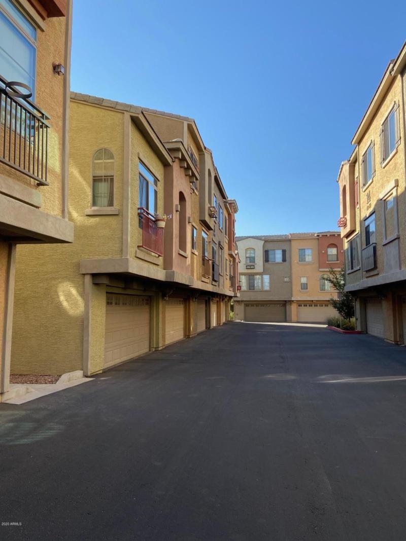 DRIVEWAY, FACING SOUTH