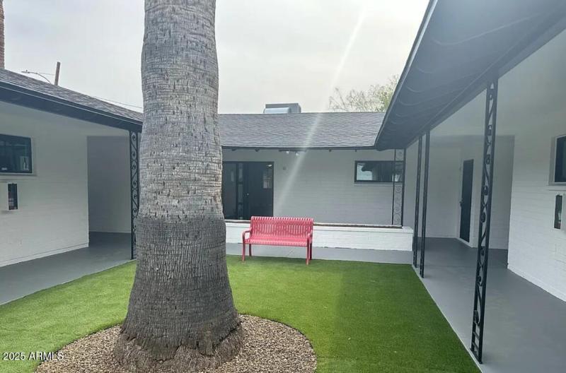 Interior courtyard view