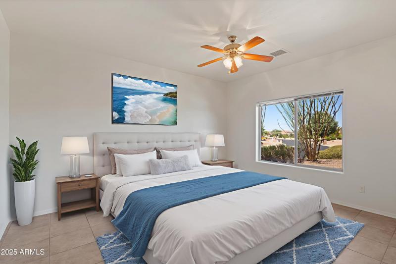 Virtually Staged Bedroom 4