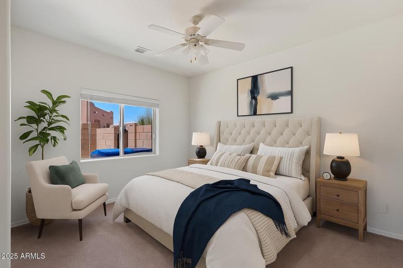 Virtually Staged Bedroom 2