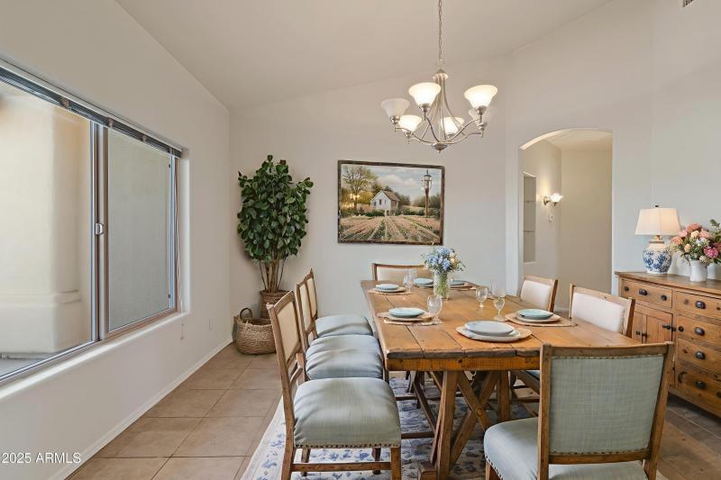 Virtually Staged Formal Dining