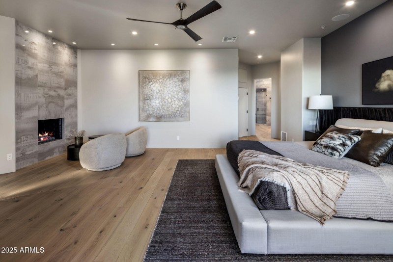 Fireplace in Primary Suite