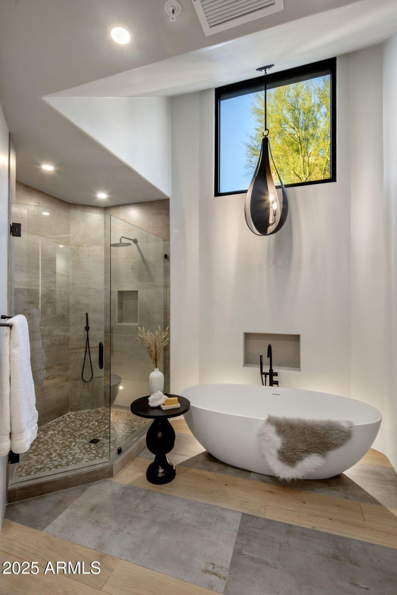 Downstairs Primary Bathtub