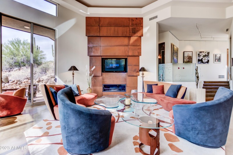 014_Great Room Hidden TV I