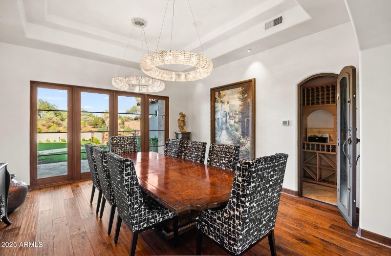 Dining Room Wine Room