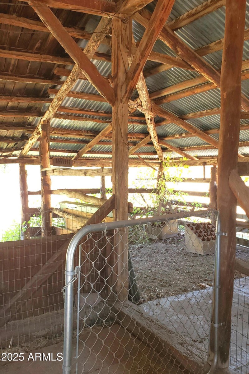 Barn Framing NW corner