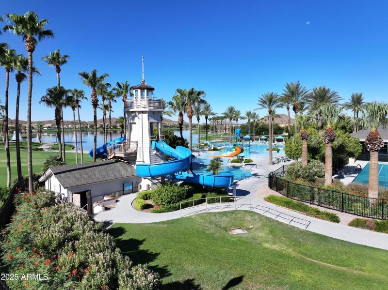Water Slides & Play Area