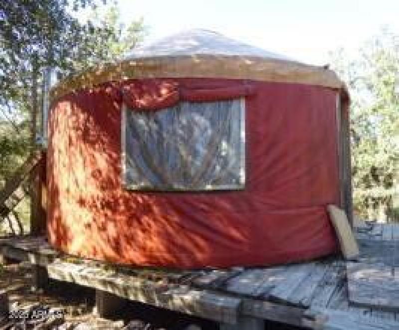 Yurt w Red Orange Ext
