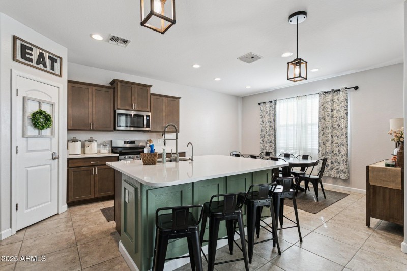 Kitchen and Dining Area