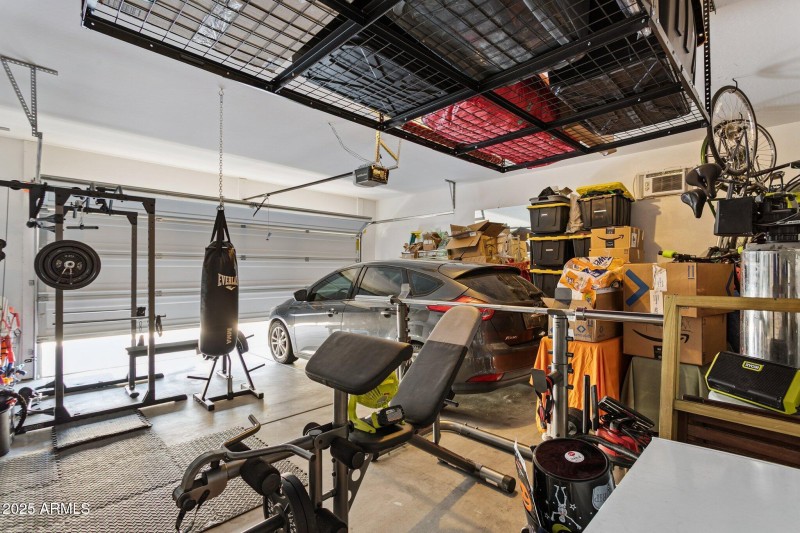 Garage with extra storage