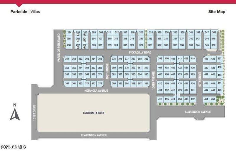 Parkside Villas RM 4 Community layout