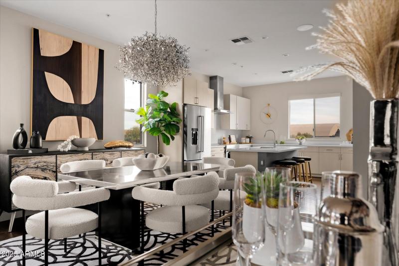 Dining / Kitchen view