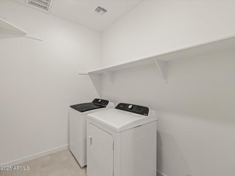 Included Washer & Dryer