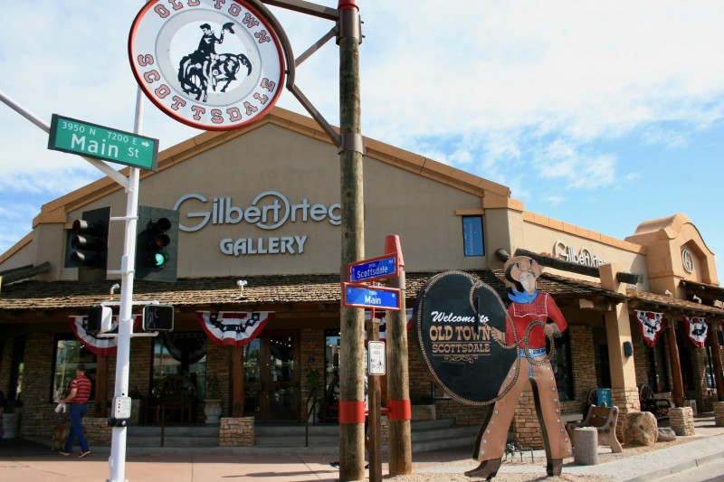 Old town Scottsdale is around the corner