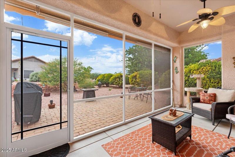 26-Enclosed Patio View