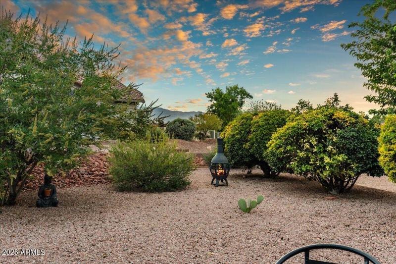 33-Backyard View Sunset