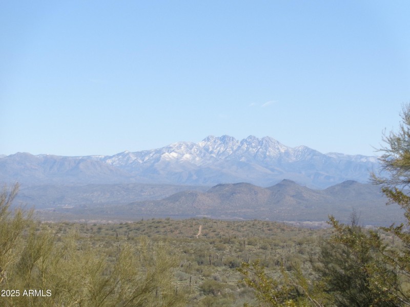 Four Peaks with snow, Rocky Mtn.