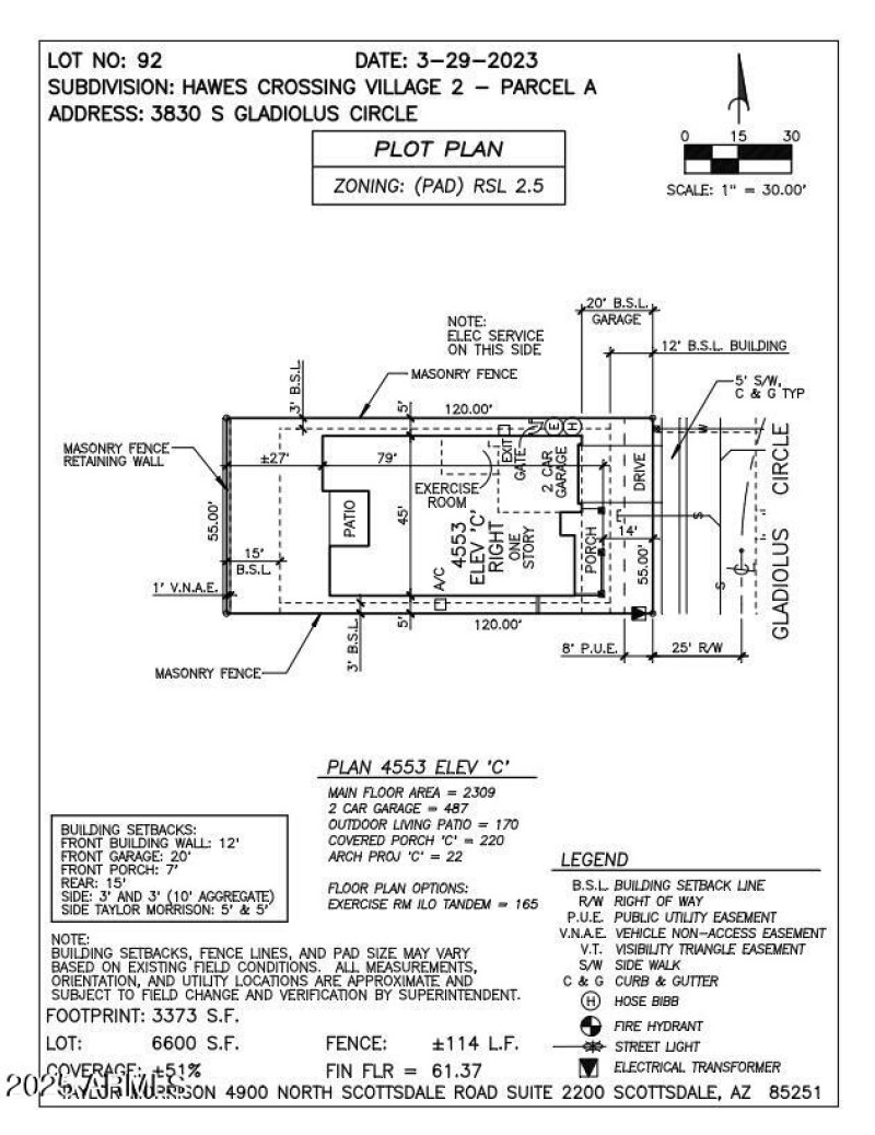 Plot Plan