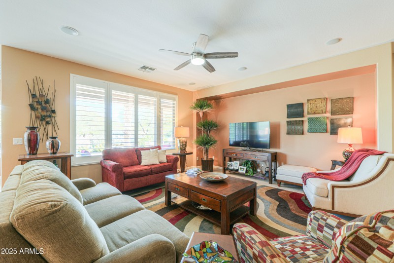 Speakers in great room