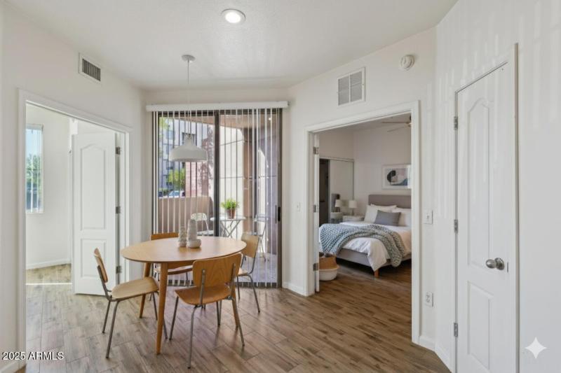 Dining, bedroom and patio areas 182