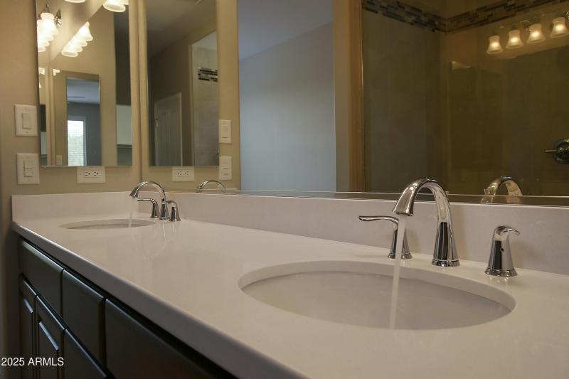 Main Bath dual sinks