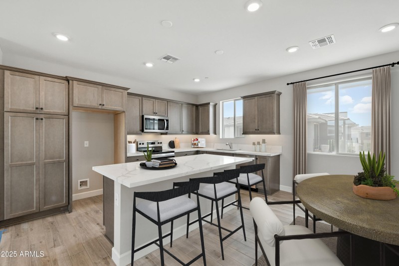 Virtually Staged Kitchen