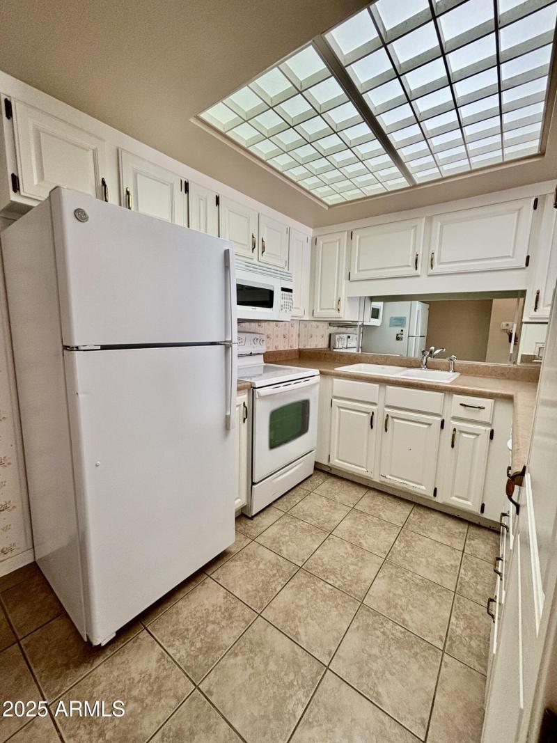 Tiled kitchen