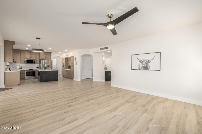Family Room + Kitchen View