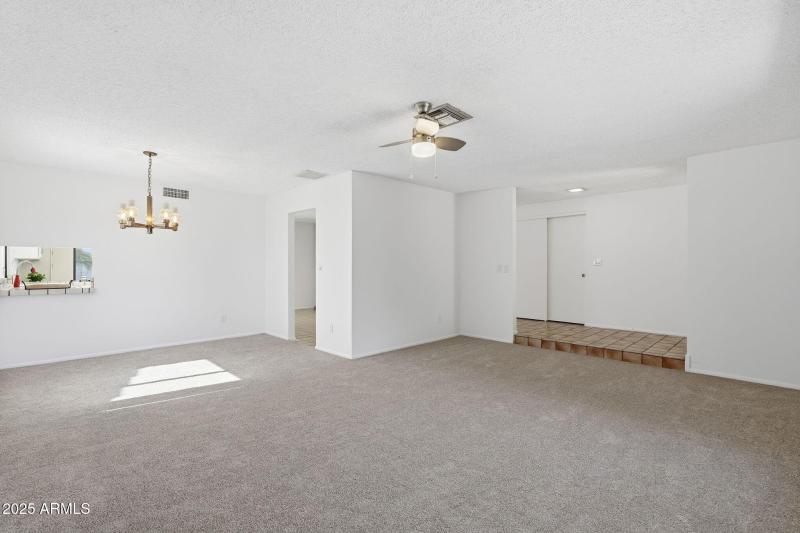 front room formal dining area