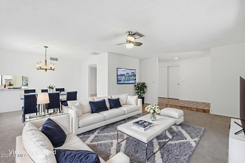 front room dining room virtual stage