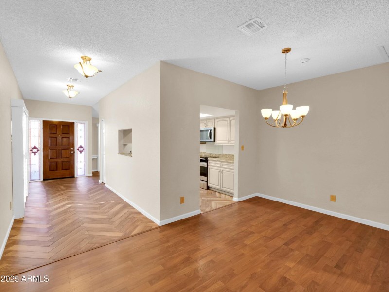 Dining area toward front door