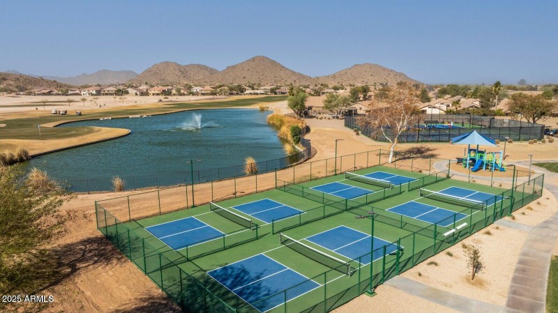 Pickle Ball and Lake