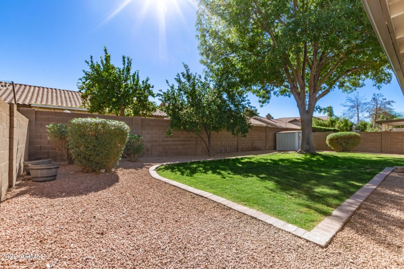 Large Landscaped Yard
