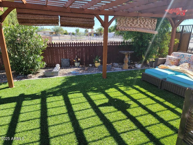 3701 backyard Pergola