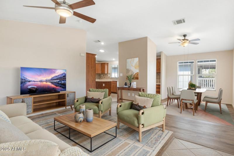 Living Room/ Dining Room view