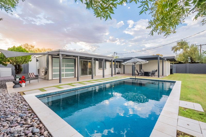 Sparkling Pool & Backyard