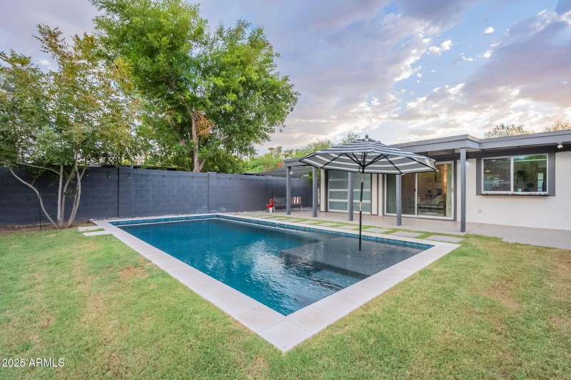 Pool with Baja shelf