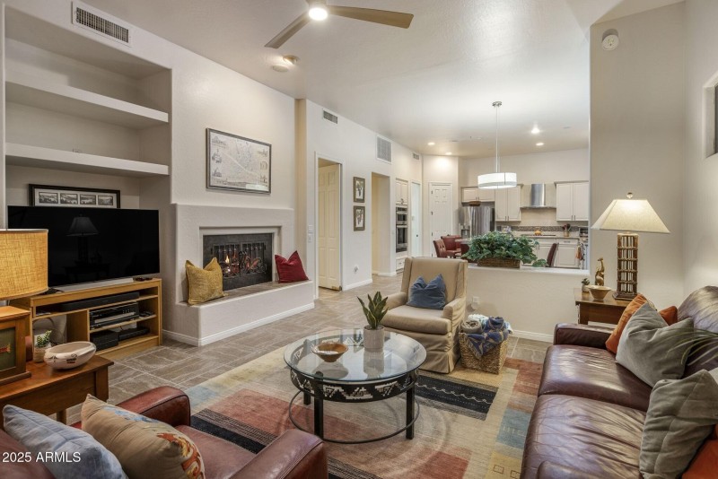 Family Room with Built-Ins