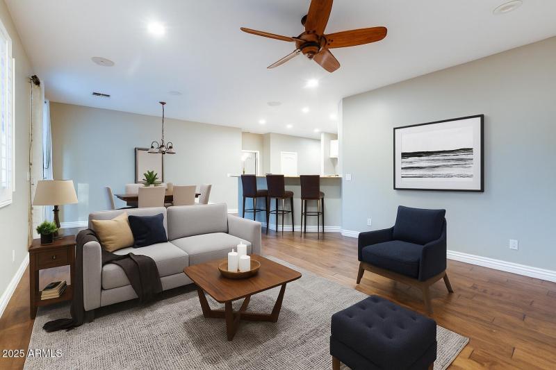 Virtual Staged Living Room